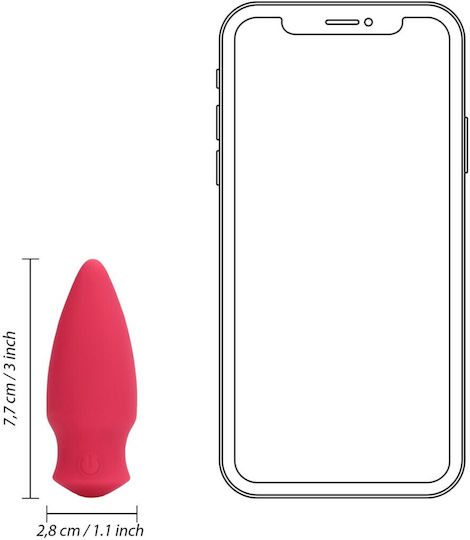 Shots Mini Δονητής Bullet 2.8cm Κόκκινος