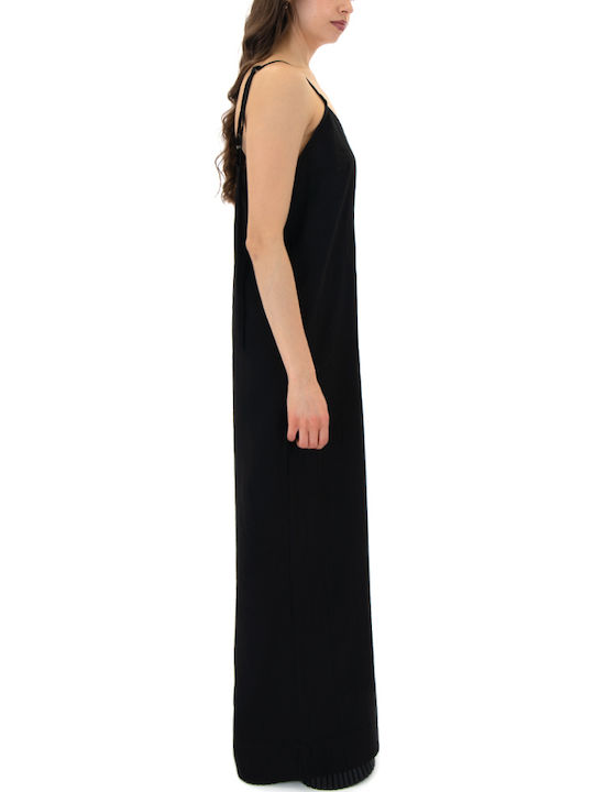 Γυναικεία Αμάνικη Ολόσωμη Φόρμα Μαυρο (black)