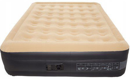 Avenli Inflatable Double Air Mattress with Integrated Electric Pump Jilong High 203x157x47cm