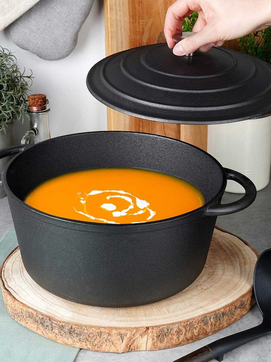 Vilde Βαθιά Κατσαρόλα από Μαντέμι 5lt / 26cm