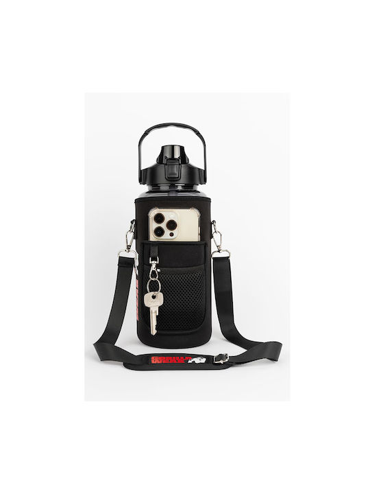 Gorilla Wear Παγούρι 2000ml Μαύρο