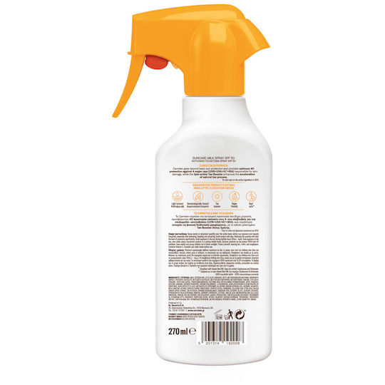 Carroten Tan & Protection Emulsie de Corp pentru Protecție Solară SPF50 Spray 270ml