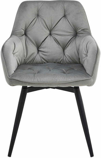Καρέκλες Κουζίνας 66x58x51εκ. 2τμχ Silver-gray