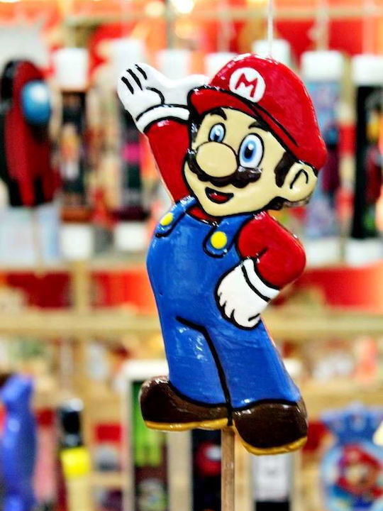 Πασχαλινή Λαμπάδα Πλακέτα Super Mario 001602