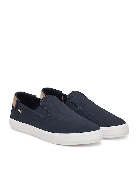 Γυναικεία Slip-On Πάνινα Μπλε