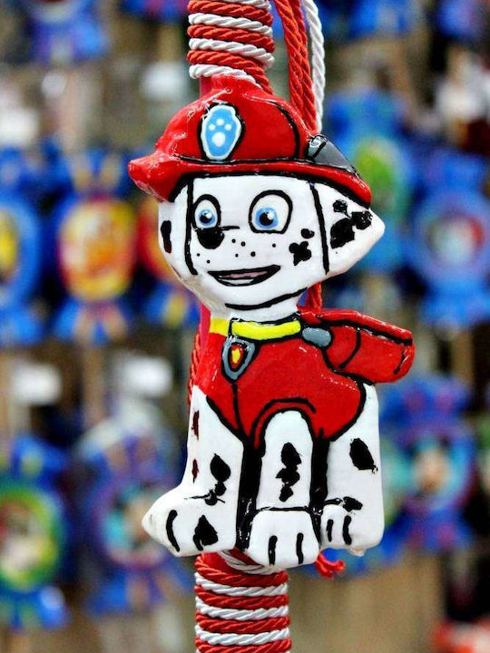 Плакет за свещи Плакет Paw Patrol Червено куче 36cm Плакет за свещи Плакет Paw Patrol Червено куче 36cm