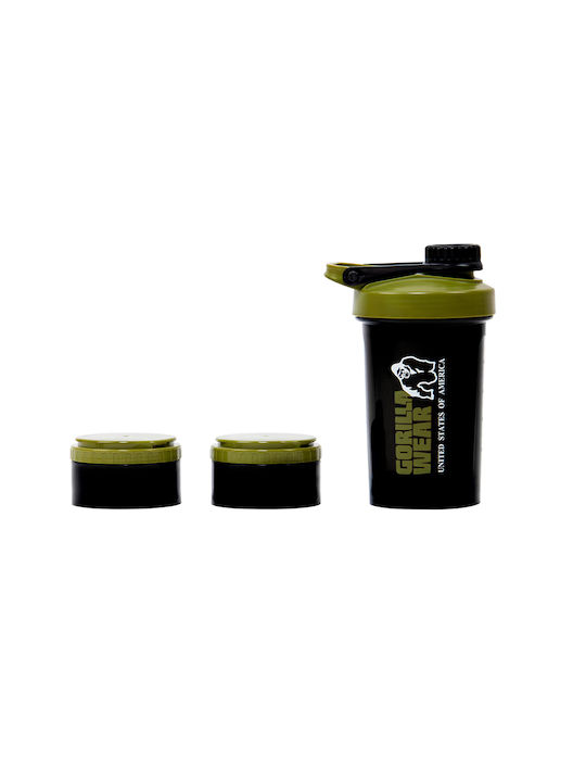 Gorilla Wear Shaker Πρωτεΐνης 500ml Πλαστικό Μαύρο