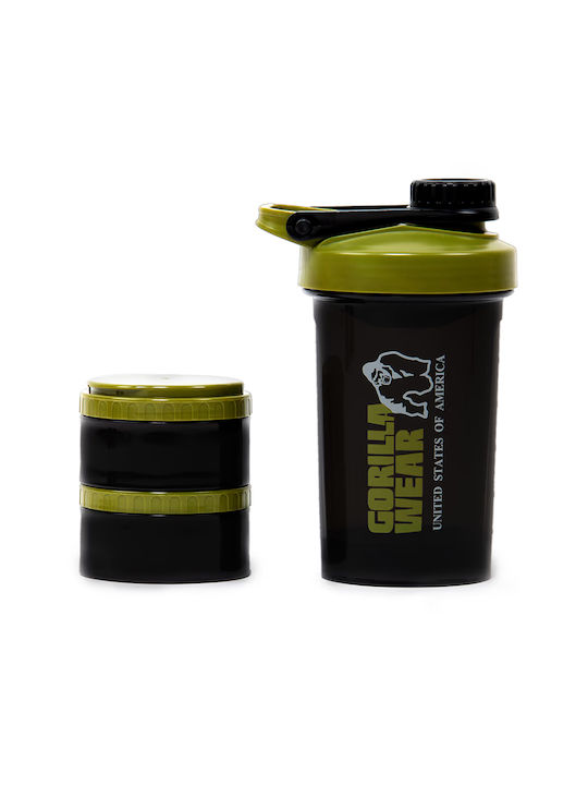 Gorilla Wear Shaker Πρωτεΐνης 500ml Πλαστικό Μαύρο