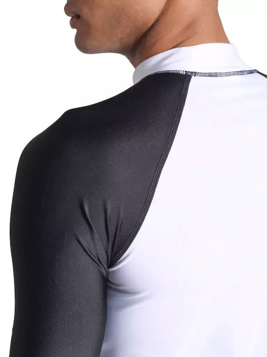 Arena Rash Vest UPF 40+ Men Short Sleeve Sun Protection Shirt White