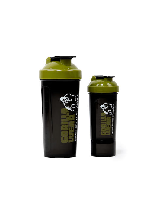 Gorilla Wear Shaker Πρωτεΐνης 1000ml Πλαστικό Μαύρο