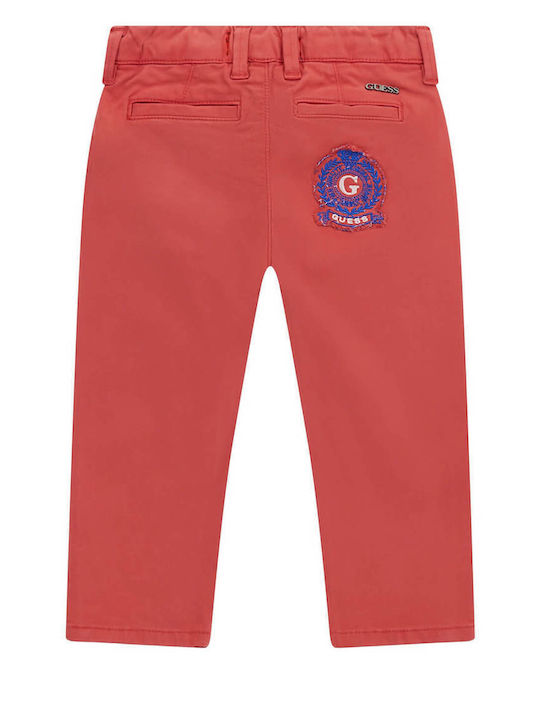 Guess Παιδικό Παντελόνι Chino Red