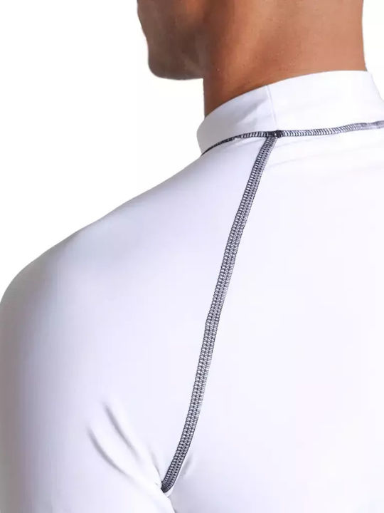 Arena Rash Vest Men's Long Sleeve Sun Protection Shirt White