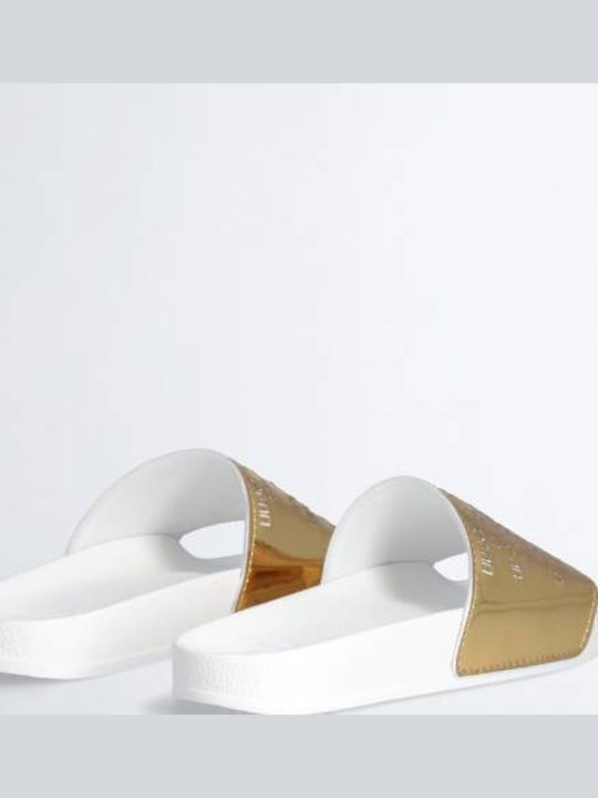 Kos Slides in Gold Colour