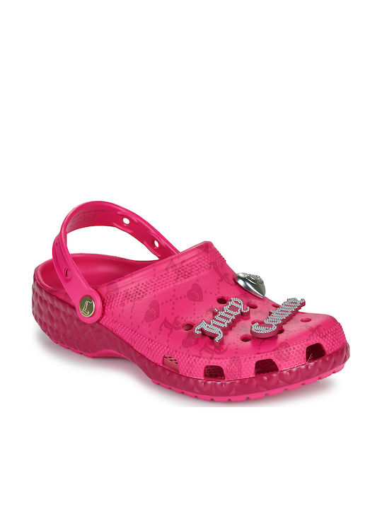 Crocs Juicy Couture Classic Clog Γυναικεία Σαμπό Φούξια Crocs Juicy Couture Classic Clog Γυναικεία Σαμπό Φούξια