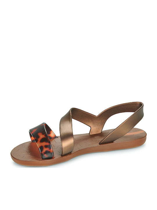Vibe Flip-Flops In Sandal Style In Brown Colour