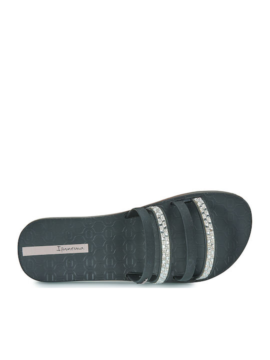 Chic Frauen Flip Flops in Schwarz Farbe