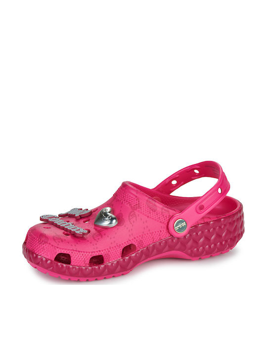 Crocs Juicy Couture Klassischer Clog Damen Holzschuhe Fuchsia