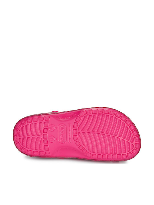 Crocs Juicy Couture Klassischer Clog Damen Holzschuhe Fuchsia