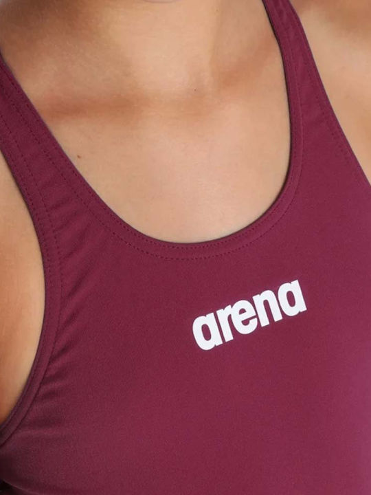 Arena Team Tech Παιδικό Μαγιό Ολόσωμο Μπορντό