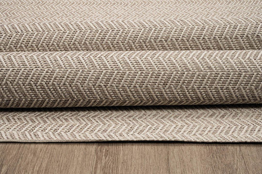 Newplan Canvas 1069a Teppich Außenbereich Rechteckig Korbweide 1069a