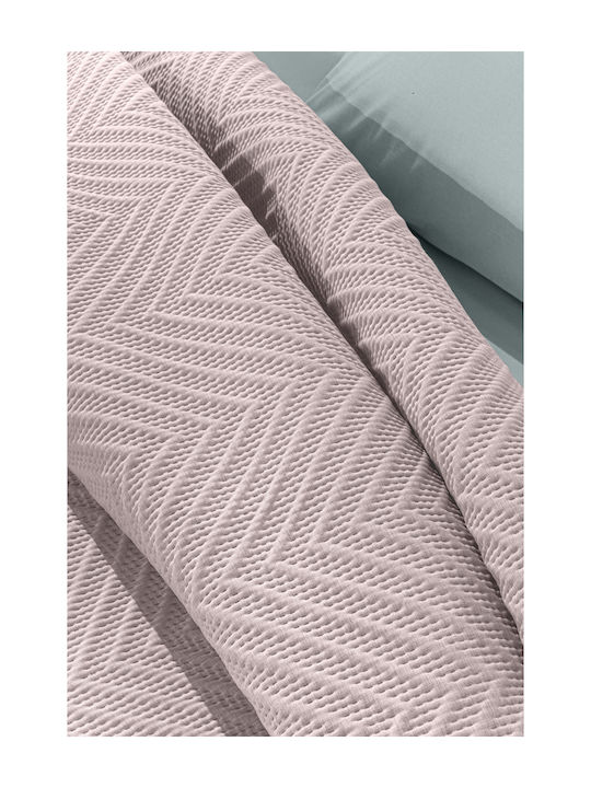 Guy Laroche Hamptons Σετ Κουβερλί Ημίδιπλο Microfiber Sepia 180x240cm 2τμχ