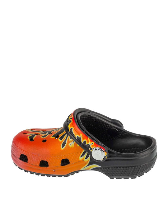Classic Flame Kinder Anatomische Badeschuhe Schwarz