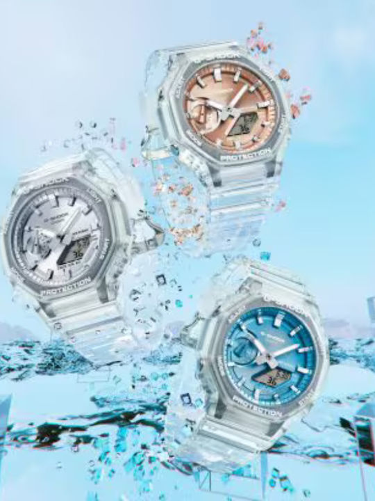 Casio Casio G-shock Ρολόι Μπαταρίας με Καουτσούκ Λουράκι
