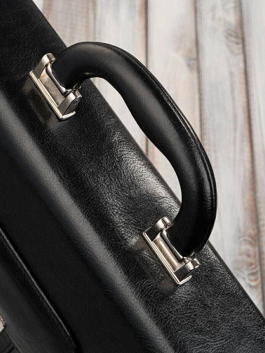 Leder Herrentasche Geldbörse Schwarz