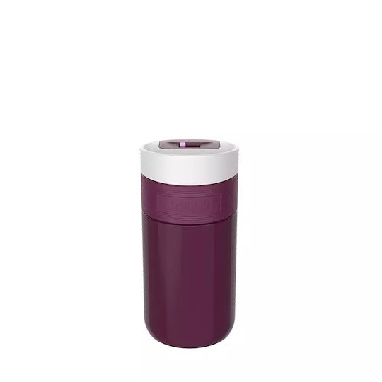 Kambukka Pahar Termos Oțel Inoxidabil / Sticlă 300ml Lac Lac Cherry