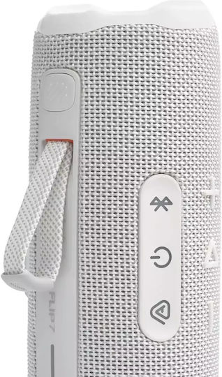 JBL Flip 7 Водоустойчиво Bluetooth високоговорител 35W с живот на батерията до 16 часа Бял