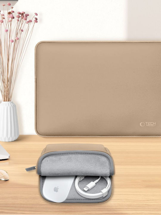 Tech-Protect Neoslim Tasche Fall für Laptop 14" Caffe Latte