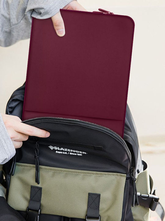 Tech-Protect Neoprene Case for 16" Laptop Burgundy