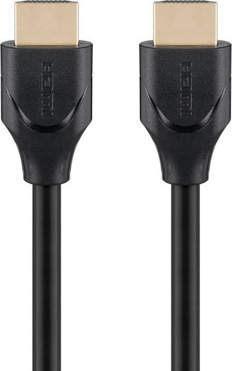 Goobay HDMI 2.1 Ultra High Speed 48Gbps 4K 120Hz HDR VRR Cable HDMI Male - HDMI Male 0.5m Black