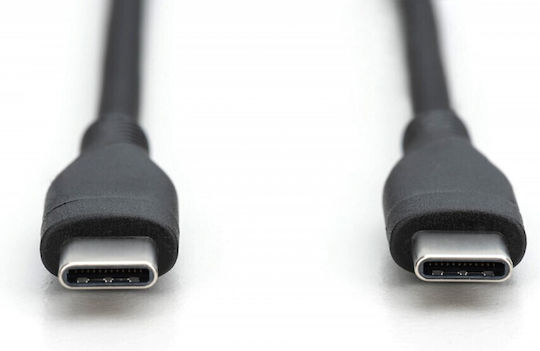 Digitus USB 2.0 Cable USB-C Male - USB-C 60W PD Black 1m