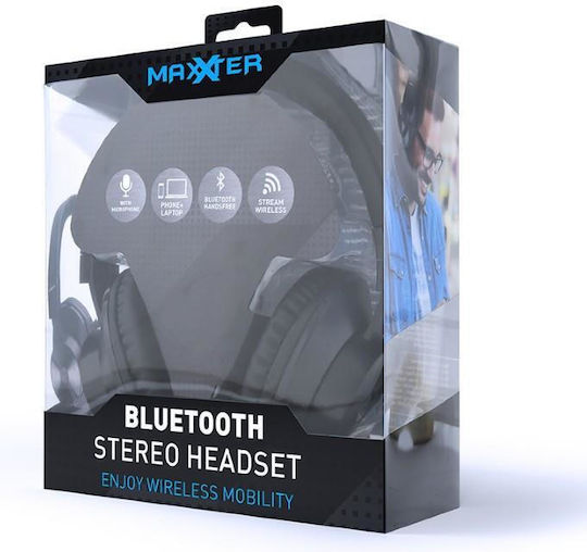 Gembird ACT-BTHS-03 Bluetooth Wireless Over Ear Headphones with 5 hours of Operation Black