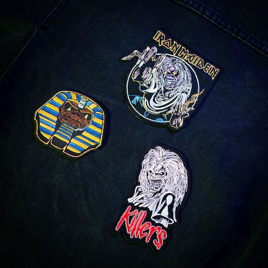 Σετ 3 Ραφτά Patches Iron Maiden