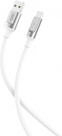 XO NB251 Regular USB 2.0 to micro USB Cable Λευκό 1m 1τμχ