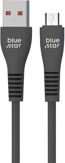 Blue Star Редовна USB 2.0 до микро USB кабел Син 1м 1бр