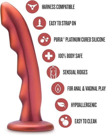 Temptasia Glass Dildo Red 17.2cm