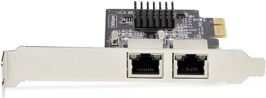 Startech Netzwerkkarte 2-Port Gigabit PCIe TAA-konform Gigabit Ethernet X 2