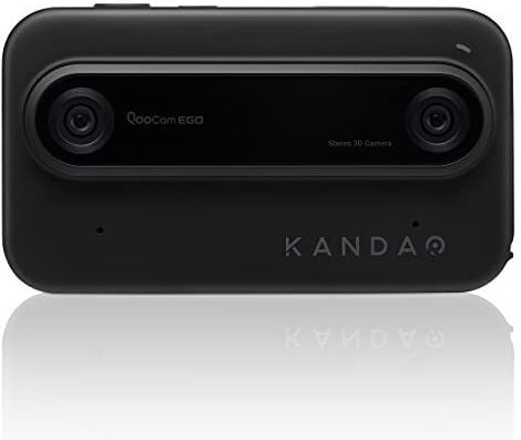 Kandao Видеокамера QooCam EGO 3D @ 60fps Сензор CMOS Запис на Карта с памет с Екран 2.54" с WiFi
