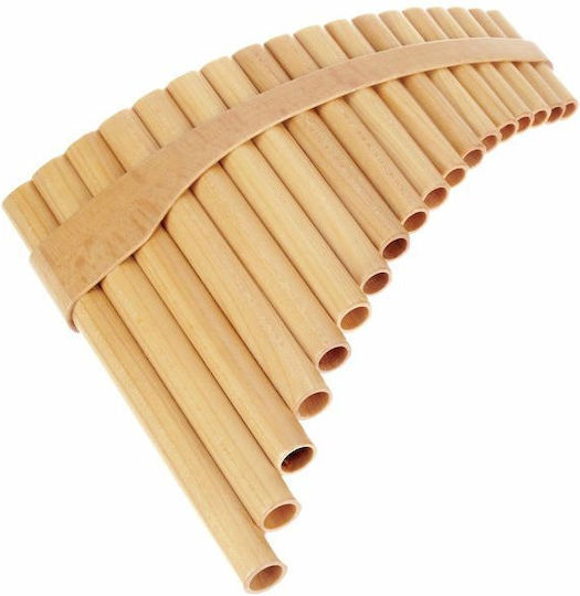 Thomann Thomann Holzartiger Panflöte Solist Alto 18 Rohre in Tonart G