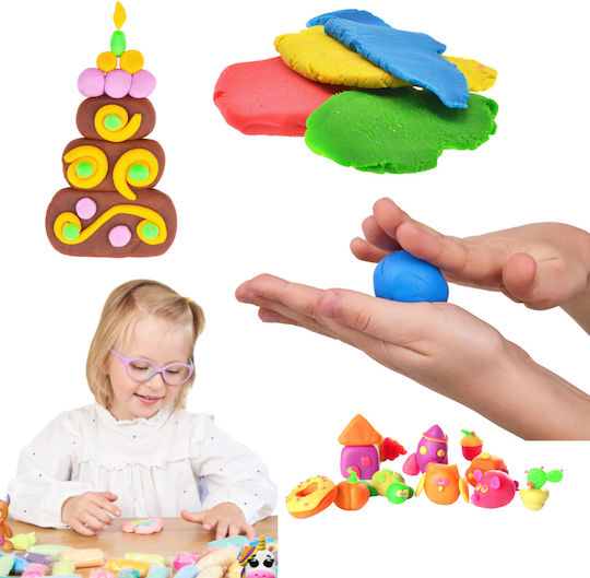 Okto Plasticină - Joc Pentru 3+ Ani, 6 Bucăți