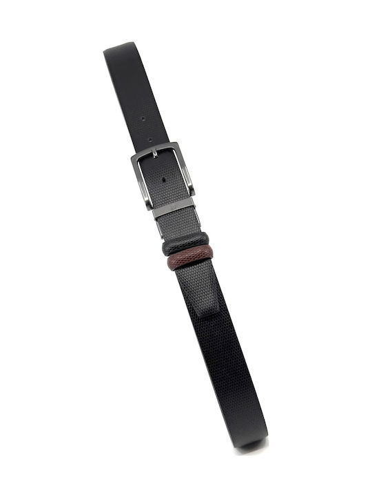 Men's Belt Leather Double Sided Black/Brown