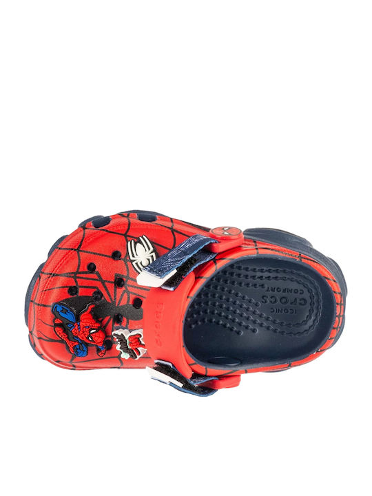 Spiderman All Terain Παιδικά Ανατομικά Σαμπό Θαλάσσης Κόκκινα