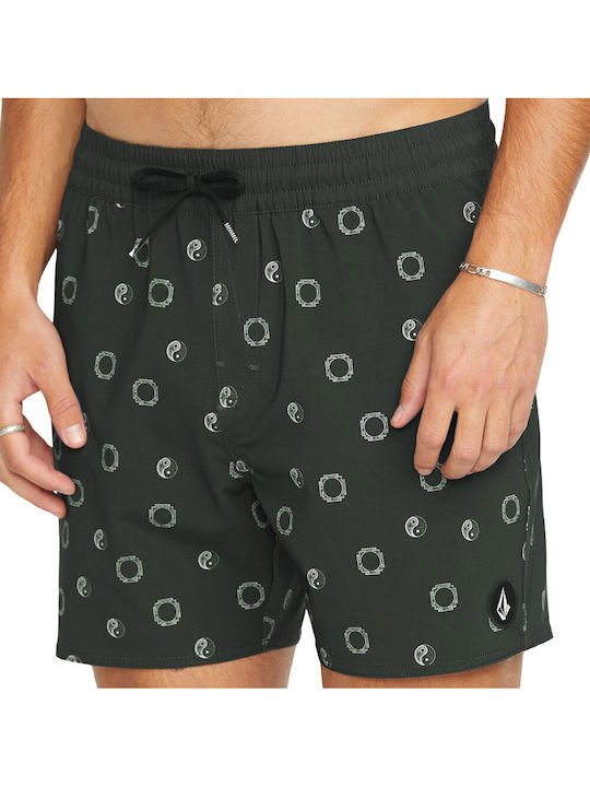 Lido Men's Swimwear Bermuda Stealth with Patterns