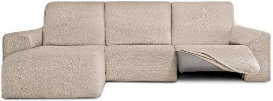 Eysa Roc Elastische Abdeckung für Ecksofa C/00 Light Beige 250εκ. 1Stück FC099170I