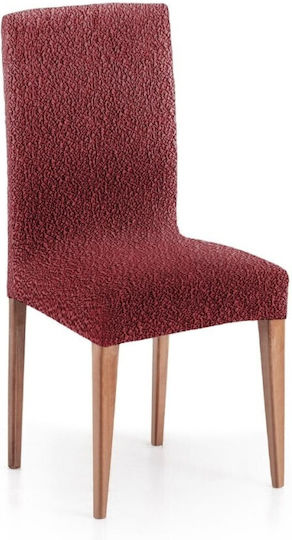 Eysa Roc Elastic Cover for Chair Set of 8 Burgundy 50cm 2 Pieces