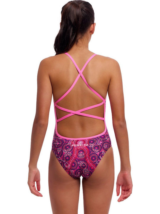 Funkita Детски Бански Една част Pink