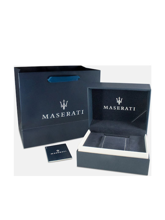 Maserati Men's Watch 35mm Battery with Gold Metal Bracelet